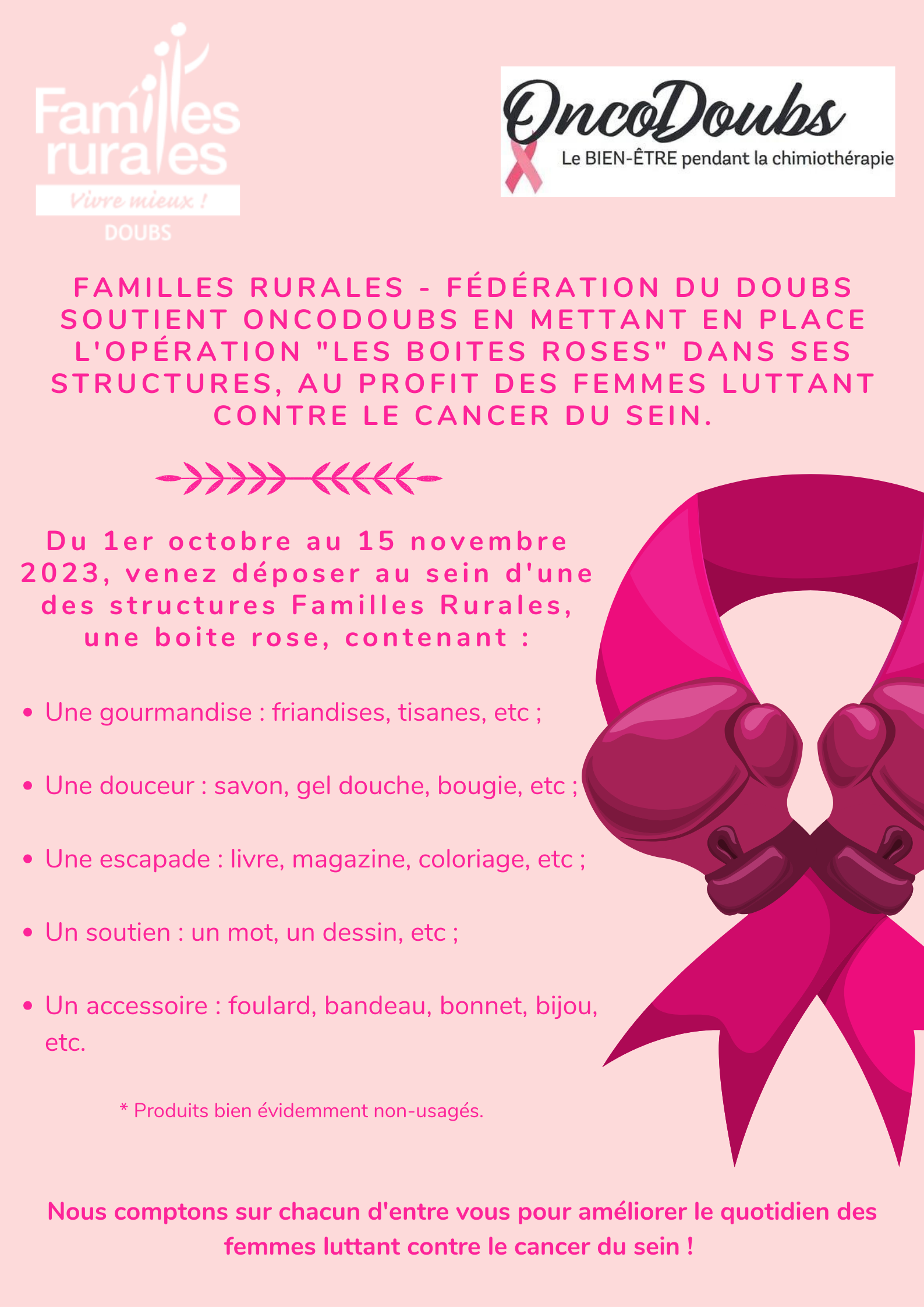 boite rose